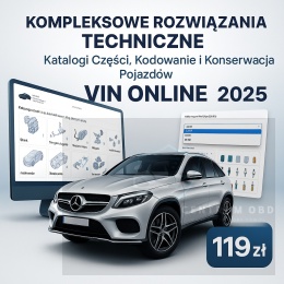 Kompleksowe Rozwiązania Techniczne: Katalogi Części, Kodowanie i Konserwacja Pojazdów VIN ONLINE 2025