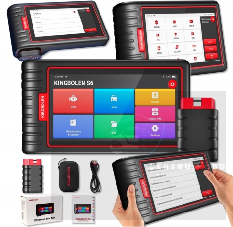KINGBOLEN S6 - TESTER DIAGNOSTYCZNY BEZTERMINOWE AKTUALIZACJE